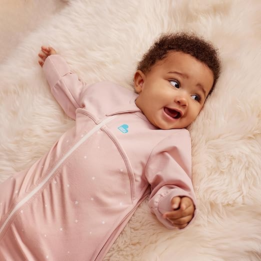 Love To Dream™ Saco de dormir | Manga comprida, cobertor vestível leve | Edredom embutido | 1.0 Tog Ideal para primavera e verão (20–24°C) | Algodão lavável à máquina e zíper duplo