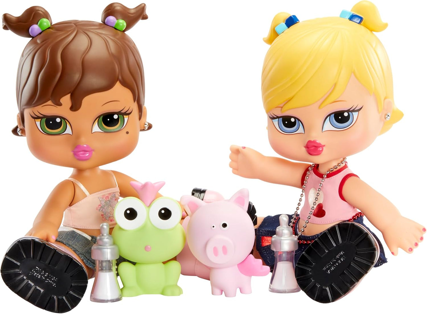 Bratz Big Babyz Yasmin - Boneca colecionável grande de 34 cm, vem com um bichinho de estimação, acessórios e roupas de verdade.