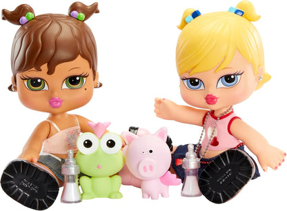 Bratz Big Babyz Yasmin - Boneca colecionável grande de 34 cm, vem com um bichinho de estimação, acessórios e roupas de verdade.