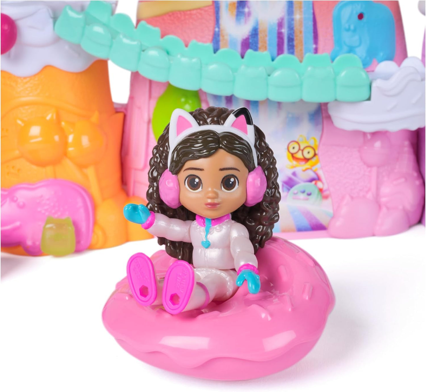 Gabby's Dollhouse: O Filme, Conjunto de Brinquedos Montanha de Doces da Gabby, Conjunto de 12 Peças com Figuras e Acessórios, Brinquedos Infantis para Meninas e Meninos a partir de 3 Anos