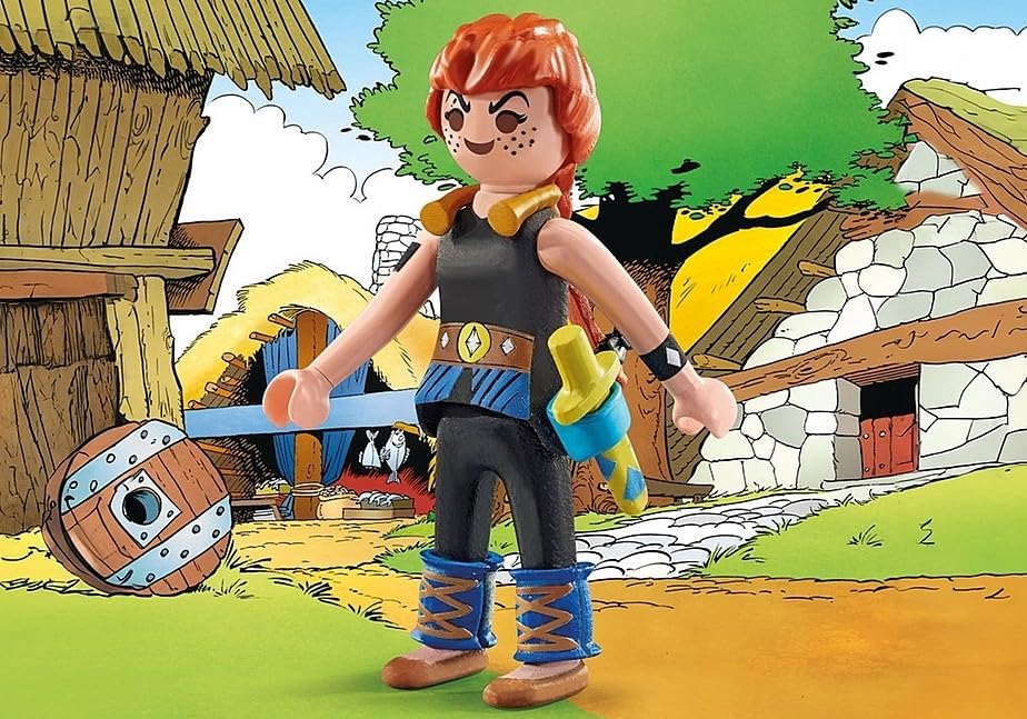 Playmobil 71549 Asterix: Adrenalina, bonecos de coleção, colecionadores e leques de Asterix, dramatização divertida e imaginativa, conjuntos de jogos adequados para crianças a partir de 5 anos