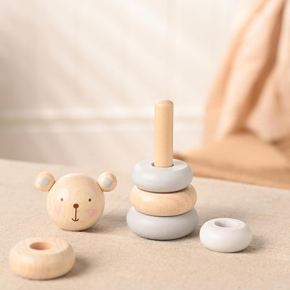 Bambino - Mini brinquedo empilhador de madeira 1 Unidade