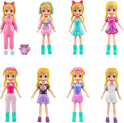 Polly Pocket Conjunto Polly Medium Fashion para meninas a partir de 4 anos