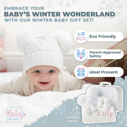 Conjunto de presentes unissex para bebês - Presentes para bebês recém-nascidos unissex, presentes para revelação do sexo do bebê, presentes personalizados para chá de bebê - presentes personalizados, roupas de inverno para bebês