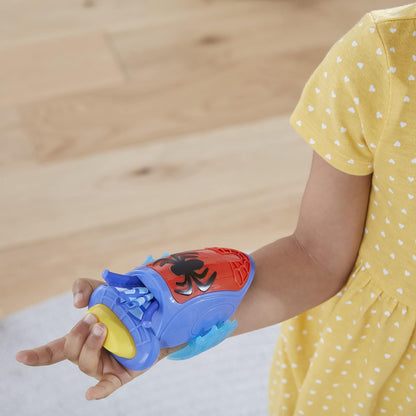 SPIDEY AND HIS AMAZING FRIENDS Marvel Spidey Web Slinger, brinquedo montado no pulso, teia de tecido que se estende e retrai, crianças a partir de 3 anos