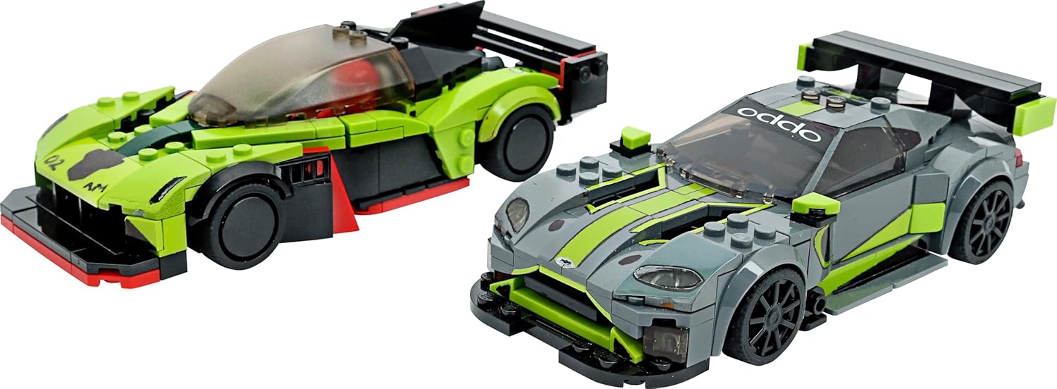 LEGO 76910 Speed Champions Aston Martin Valkyrie AMR Pro e Vantage GT3