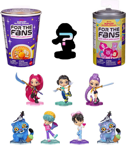Mattel Figura Colecionável KPop Demon Hunters de 4 Polegadas (Modelos Podem Variar) | Personagens Favoritos dos Fãs com Acessório e Card, Embalagem com Tema de Lanche, Inspirada no Filme, JRN50