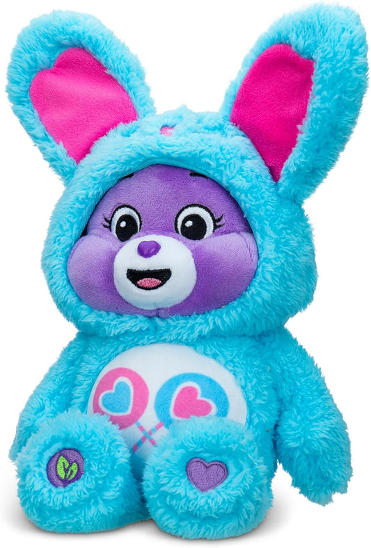 Care Bears, Share Bunny Bear Peluche de frijol de 22 cm, lindo juguete de peluche coleccionable, peluches para niños, juguetes blandos para niñas y niños, lindos ositos de peluche adecuados para niñas y niños a partir de 4 años