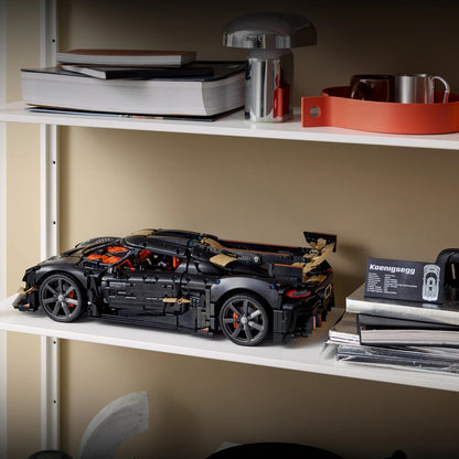 LEGO Technic Koenigsegg Jesko Absolut 42232 | Conjunto para adultos, modelo de carro, kit STEM com motor V8, suspensão triplex e "Modo Fantasma"...