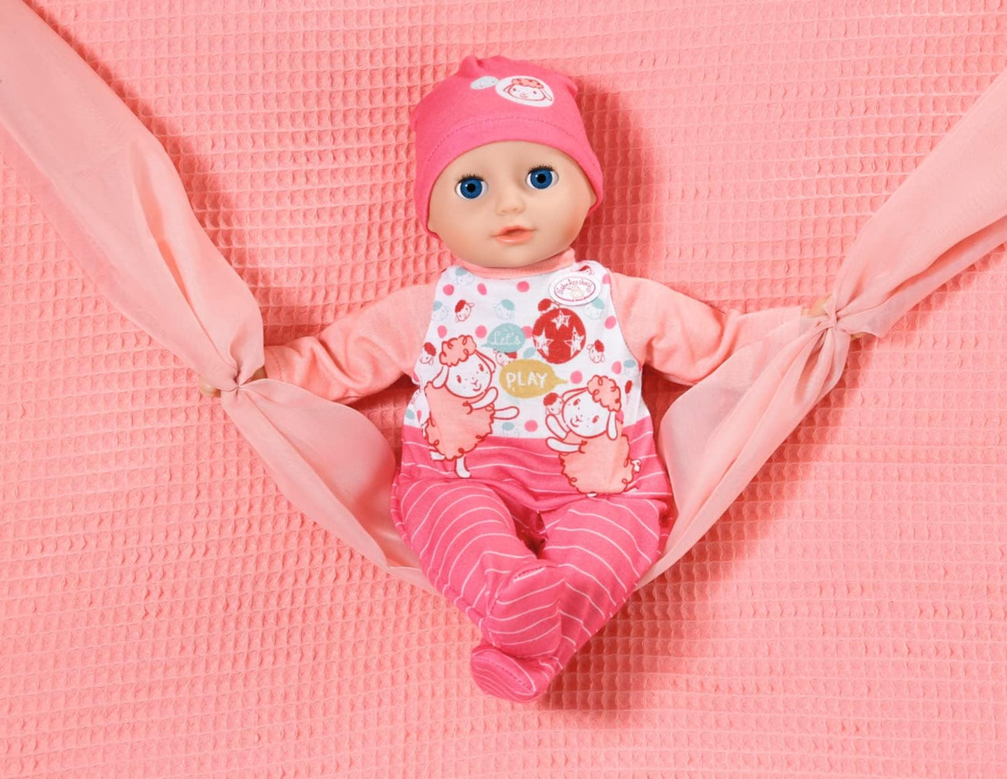 Baby Annabell 709856 Minha Primeira Annabell 30cm - Para crianças a partir de 1 ano - Promove empatia e habilidades sociais - Inclui boneca e macacão