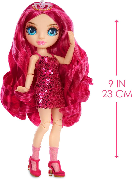 Rainbow High Junior High - STELLA MONROE - Boneca da moda arco-íris de 9"/23 cm com roupa e acessórios - Inclui mochila de tecido com recurso de abrir e fechar - Presente e colecionável para crianças de 6 anos ou mais