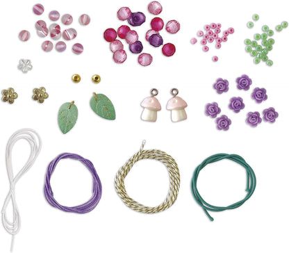 Janod -7 Jewellery Creations - Tema Fada - Les Ateliers Bijoux - Estojo incluso - Kit de Lazer Criativo Infantil - Habilidades motoras finas e concentração - A partir de 6 anos - J09176