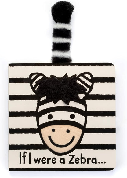 Jellycat Se eu fosse uma zebra Livro cartonado para bebês