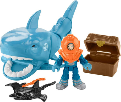 Fisher Price Tubarão do Tesouro Afundado Imaginext da