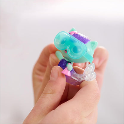 Gabby’s Dollhouse Figura MerCat Bobble da Série Celebration com Mobília e Acessórios para Casa de Bonecas, Brinquedo Infantil para Meninas e Meninos a partir de 3 Anos