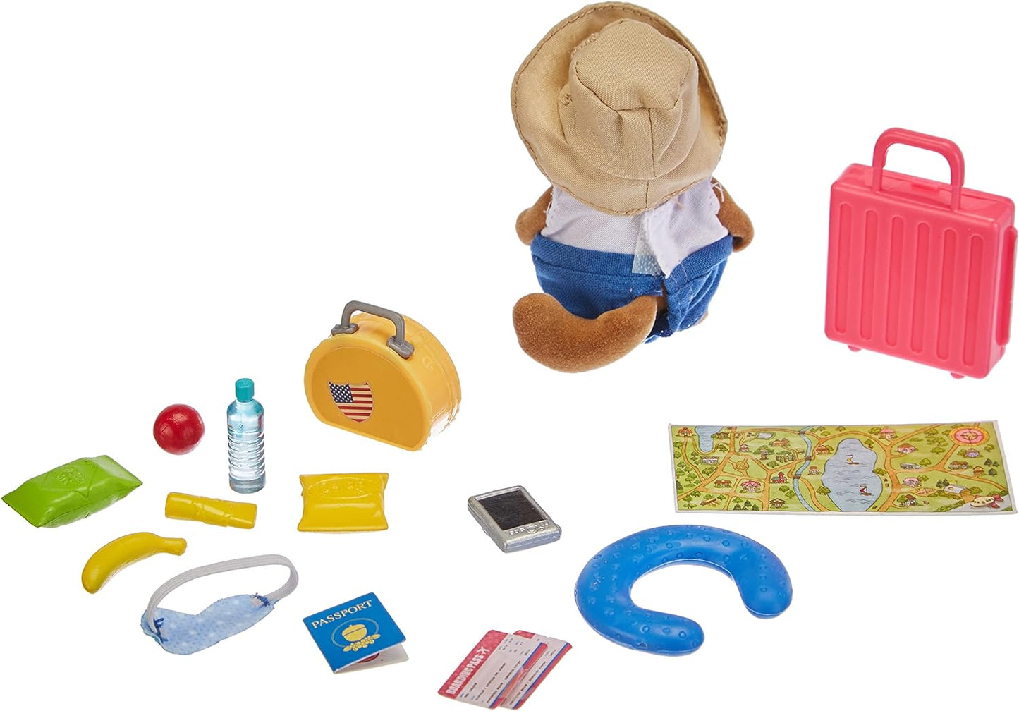 Li'l Woodzeez WZ6702Z Pla Variety Li'l Woodzeez - Conjunto de 20 peças para sala de aula e playground com móveis e acessórios escolares - brinquedos em miniatura e conjuntos de jogos para crianças de 3 anos ou mais, multicolorido, M