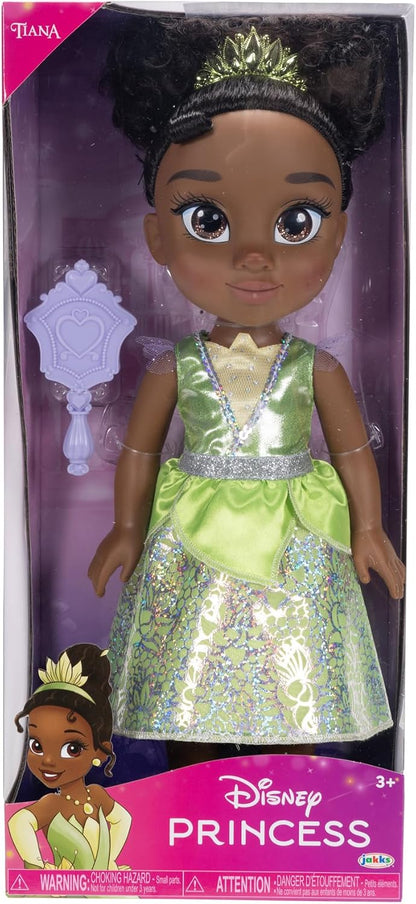 Disney Boneca Princess My Friend Tiana 35 cm – Disney 100 Anos de Magia, Traje Platinum
