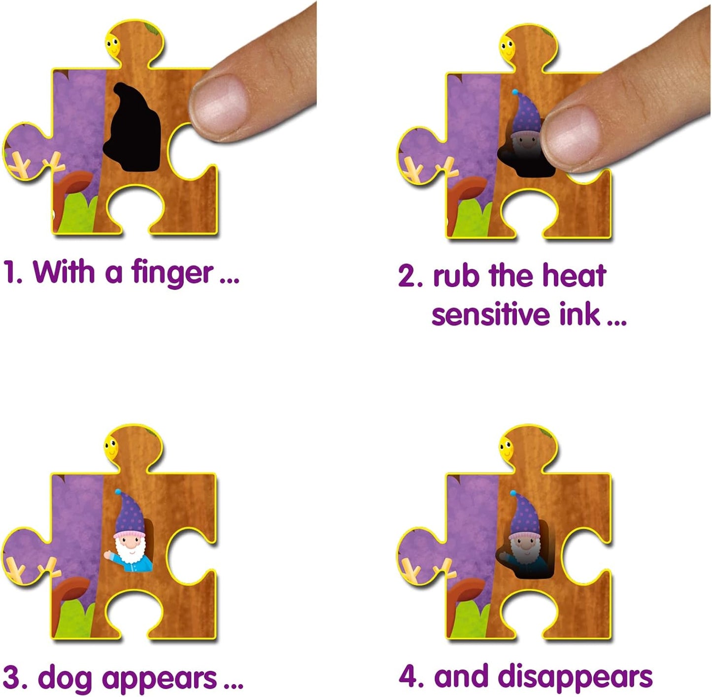 Galt Toys, Quebra-cabeça Mágico - Palácio das Fadas, Quebra-cabeça Mágico para maiores de 4 anos