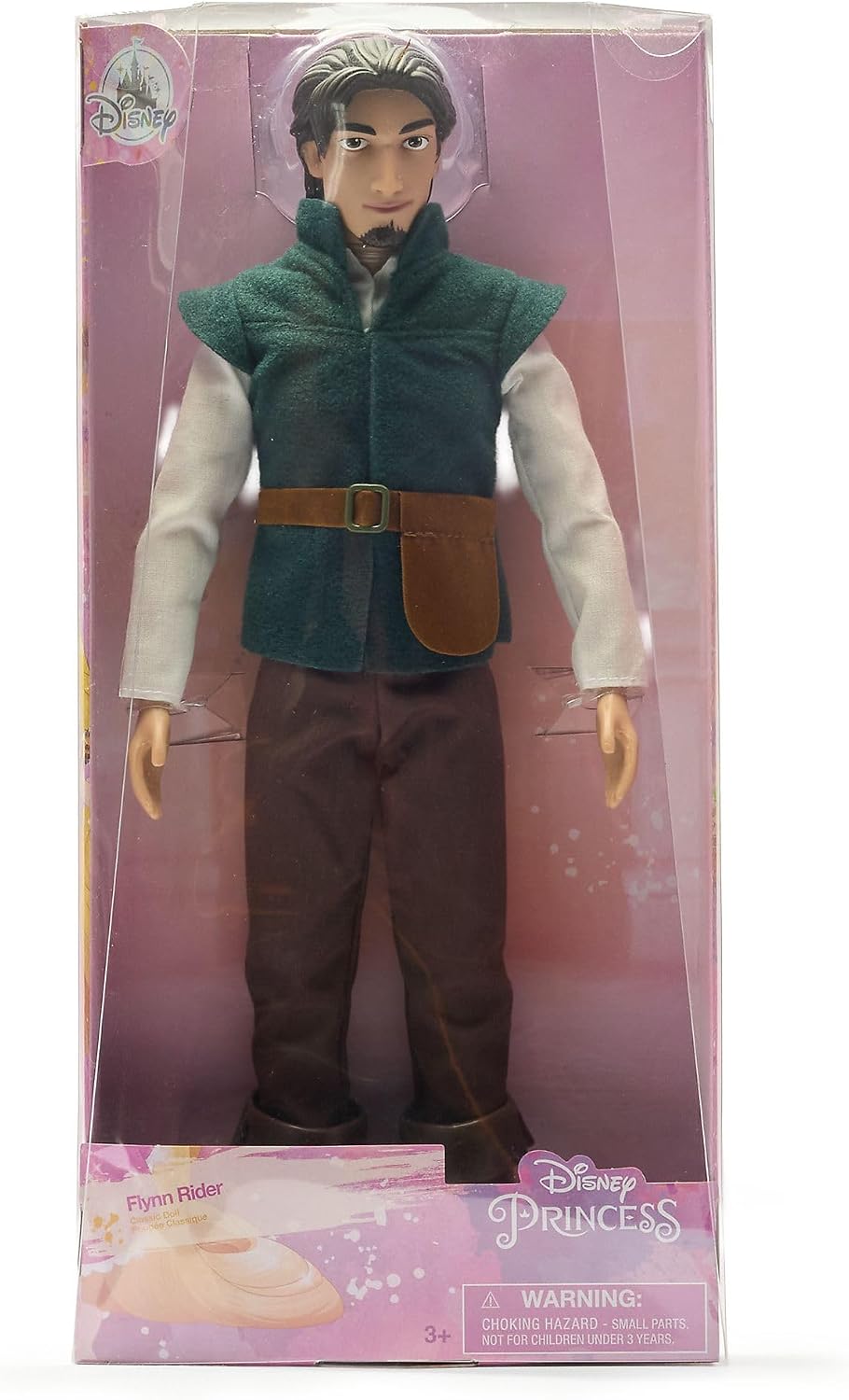 Disney Boneco Clássico Oficial Flynn da Store para Crianças – Enrolados (Rapunzel) – 32 cm – Brinquedo Totalmente Articulado – Indicado para Maiores de 3 Anos