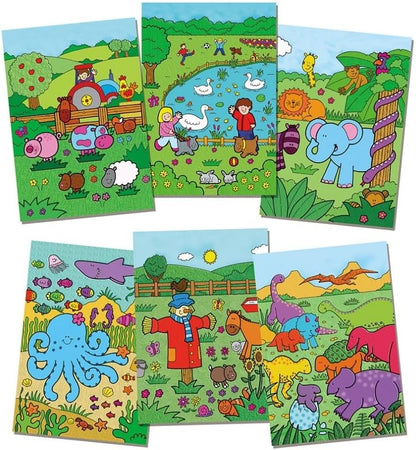 Galt Toys, Water Magic - Animais, Livros de colorir para crianças a partir de 3 anos