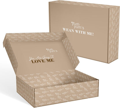 Yum Yum's Conjunto de Introdução Alimentar Baby Azul com 10 Peças - Kit Completo para Alimentação Infantil com Prato Dividido, Tigelas com Ventosa, Talheres com Protetor Bucal, Copo com Canudo,