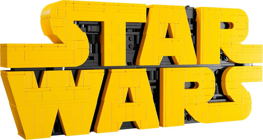 LEGO Star Wars 75407 Logotipo Star Wars em Peças - Conjunto de Construção Colecionável para Adultos - Kit de Modelo Icônico da Cultura Pop - Peça de Exibição para Casa ou Escritório - Ideia de Presente para Fãs Adultos e Adolescentes