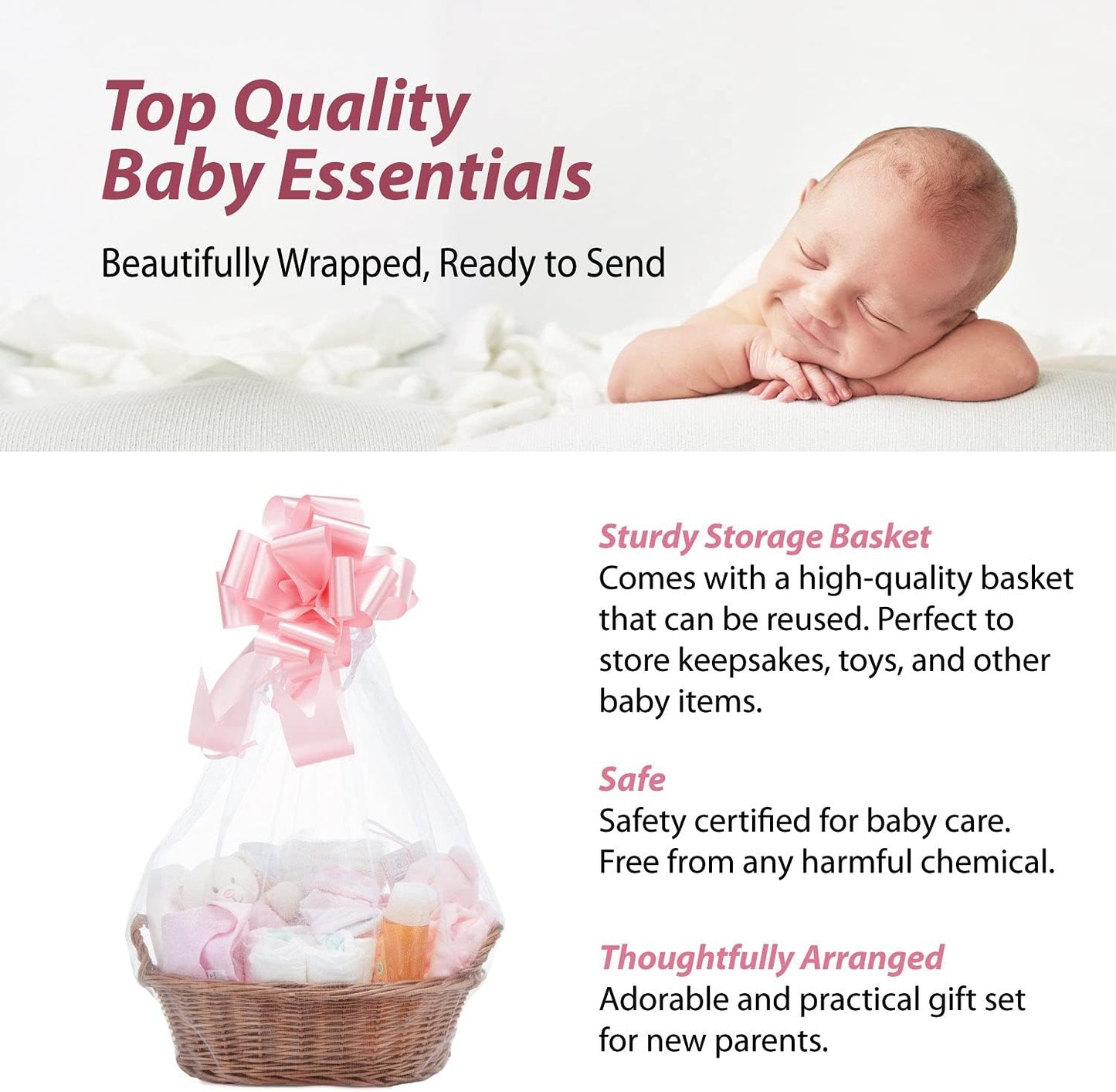 Baby Box Shop - 18 itens essenciais para recém-nascidos meninos com 3 presentes personalizados para bebês, Baby Box Shop - 18 itens essenciais para recém-nascidos meninos perfeitos para batizados - presentes para bebês meninos,