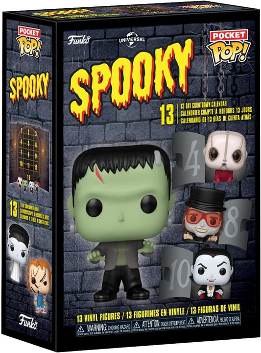 Calendário de Contagem Regressiva Funko Pocket Pop! - 13 Dias de Killer Kountdown - Chucky - Calendário do Advento - 13 Dias de Surpresas - Mini Figuras de Vinil Colecionáveis - Caixa Misteriosa - Ideia de Presente - Presente de Natal