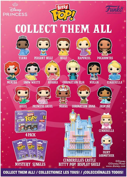 Funko Bitty Pop! Calendário de Contagem Regressiva Princesas Disney - Princesas Disney - Calendário do Advento - 24 Dias de Surpresa - Mini Figuras de Vinil Colecionáveis - Caixa Misteriosa - Ideia de Presente - Natal