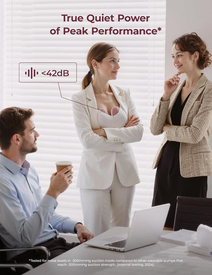 Momcozy Bomba de amamentação mãos livres Mobile Flow | Versão M9 atualizada, controle elétrico e por aplicativo, múltiplos modos personalizados e 15 níveis, bomba de amamentação portátil, 24 mm (vermelho aconchegante, pacote com 2 unidades)