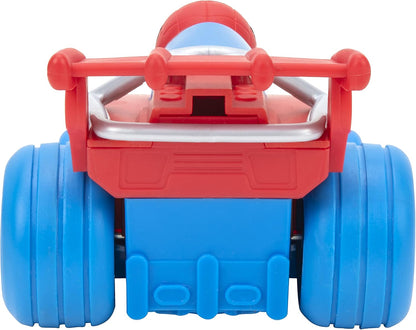 Veículo com Rodas e Teia do Homem-Aranha e Seus Incríveis Amigos da Marvel - Veículo de Fricção do Homem-Aranha - Apresenta o Super-Herói Homem-Aranha Embutido - Brinquedos com Seus Amigos Amigáveis da Vizinhança