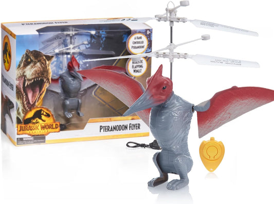 UAU! COISAS Jurassic World Dominion Pteranodon Dinossauro Flyer | Dinossauro Voador Controlado Remotamente | Produtos, Presentes e Colecionáveis Oficiais Jurassic Dominion, Multicolorido