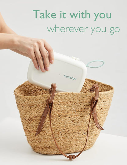 Momcozy Conjunto de escovas para mamadeiras 7 em 1 - Kit completo de limpeza de mamadeiras com escova de silicone, escova para mamilos, escova de palha, dispensador de sabão e rack de secagem - ideal para casa e viagens