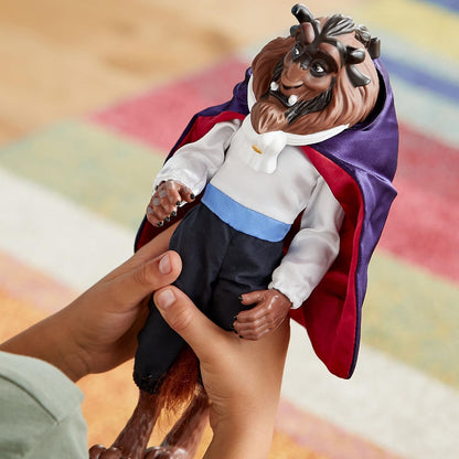 Disney Boneco Clássico da Fera Store 32 cm – A Bela e a Fera, Braços e Pernas Articulados, Produto Oficial