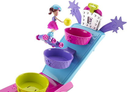 Polly Pocket Conjunto e boneca V9486 B-Ball Blast