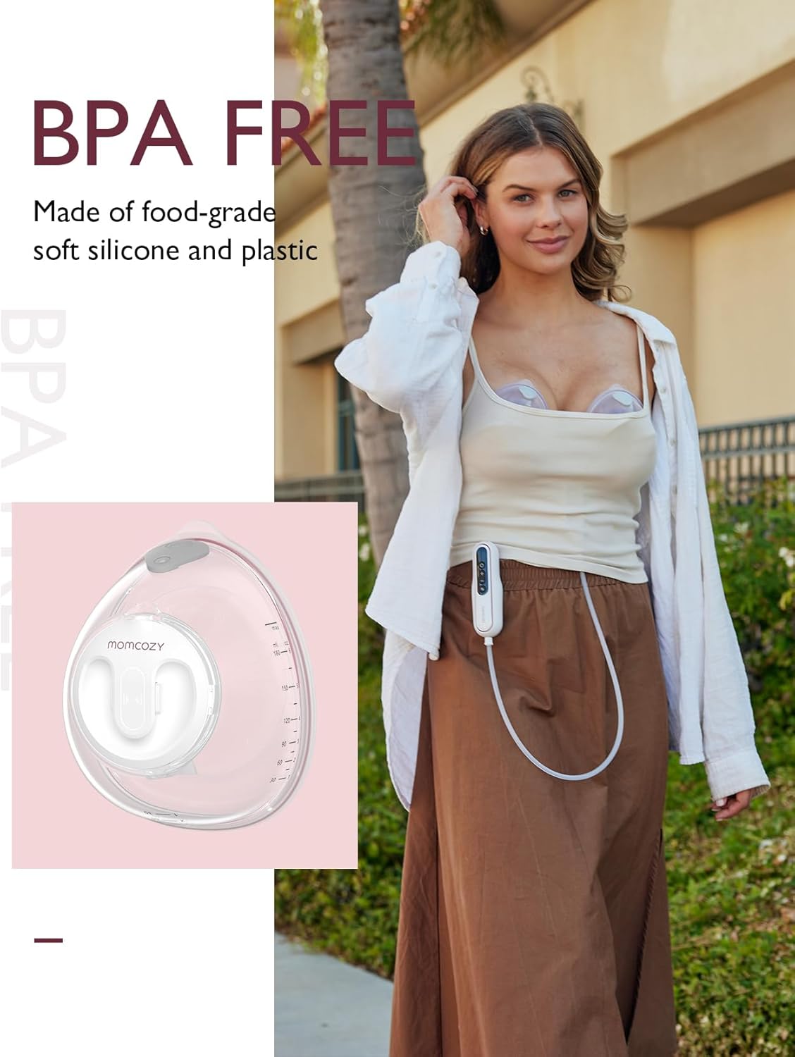 Momcozy Válvulas Duckbill somente para Momcozy V1/V2. Acessórios de substituição para bomba tira leite Momcozy V1/V2 original, pacote com 2