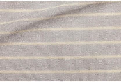 Ergobaby Baby Sling for Newborns from Birth up to 11.3 kg, Aura Knit Sling wrap Made from Recycled Fabrics, Elasticated and Breathable, Unisex Sling wrap, Grey Stripes