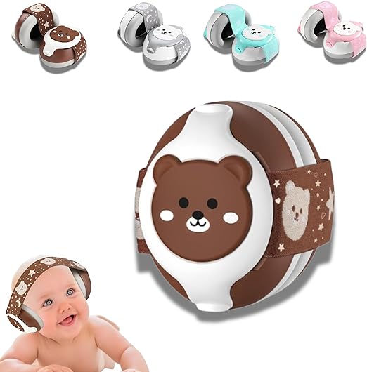 Hcol Orejeras para bebés, Orejeras con reducción de Ruido para bebés de 0 a 36 Meses, Auriculares con cancelación de Ruido para bebés NRR de 25 dB para Mejorar el sueño, Auriculares para bebés para Viajes
