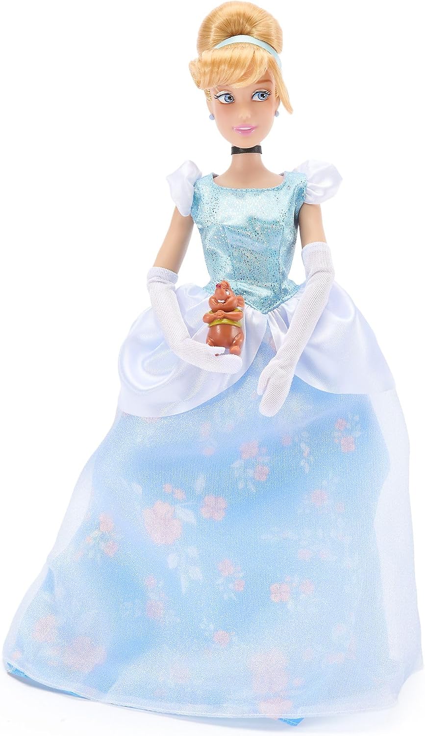 Disney Boneca Clássica Oficial da Cinderela Store para Crianças, 30 cm, Articulada, com Lindo Vestido de Baile e Amigo Surpresa – Indicada para Maiores de 3 Anos