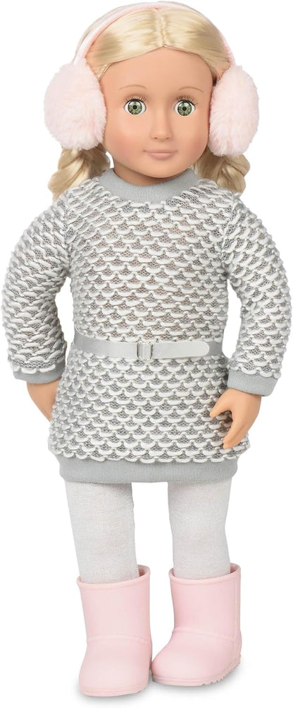 Our Generation Roupa de boneca da - roupa estilo inverno para uma boneca de 18 polegadas