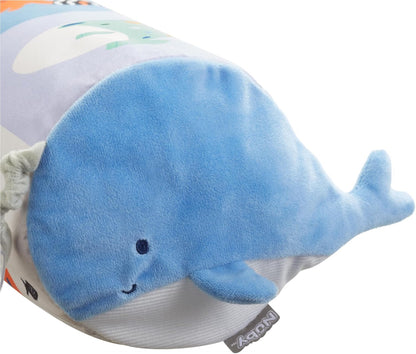 Nuby Travesseiro Ocean Friends Tummy Time - Desenvolvimento inicial | Compacto | Travesseiro inflável | Adequado desde o nascimento