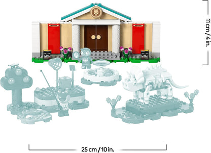 LEGO Animal Crossing Coleção Museu do Blathers - Brinquedo interativo com minifiguras do Blathers e da Lily, além de fósseis de dinossauro e acessórios - Presente gamer para meninas e meninos a partir de 7 anos - 77056