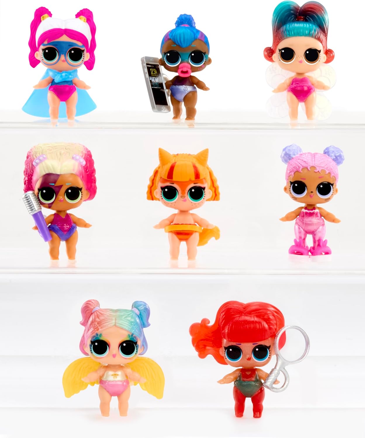 L.O.L. Surprise! Série Eye Spy Baby Sisters - Inclui 1 boneca, embalagem surpresa, mudança de cor, várias surpresas para revelar, vem com roupas e acessórios, colecione todas as 8 bonecas.