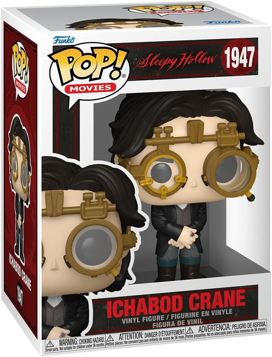 Funko Pop! Filmes: Sleepy Hollow – Ichabod Crane - Sleepy Hollow (1999) - Figura de vinil colecionável - Ideia para presente - Produtos oficiais - Brinquedos para crianças e adultos - Fãs de terror