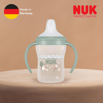 NUK Copo de Aprendizagem Perfect Match | 6+ meses | 150ml | Copo com Bico Antivazamento | Alças Antiderrapantes | Brilha no Escuro | Coalá | 1 unidade