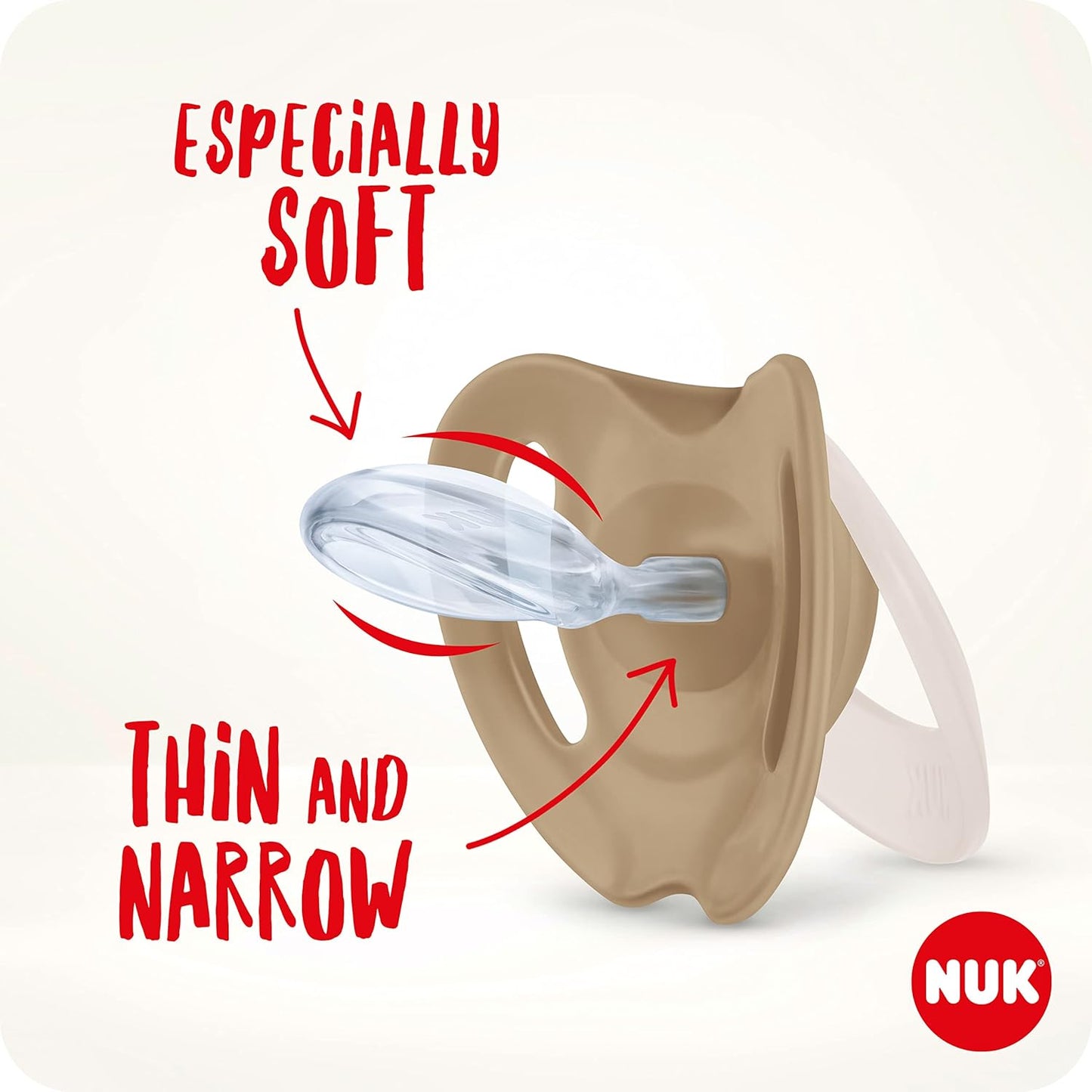 NUK de bebê estrela | 0-6 meses | Chupetas diurnas e noturnas | Silicone sem BPA | Coala Azul | 2 contagem