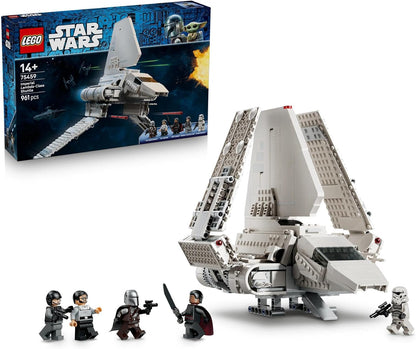 LEGO Kit de Modelo Star Wars 75459 Imperial Lambda-Class Shuttle – Inclui 5 minifiguras, incluindo Moff Gideon com o Sabre Sombrio – Presente para adolescentes a partir de 14 anos e fãs adultos de The Mandalorian