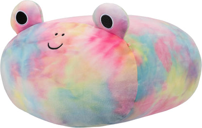 Squishmallows Empilháveis originais 12 polegadas Carlito the Rainbow Tie-Dye Frog – Pelúcia oficial ultramacia de tamanho médio