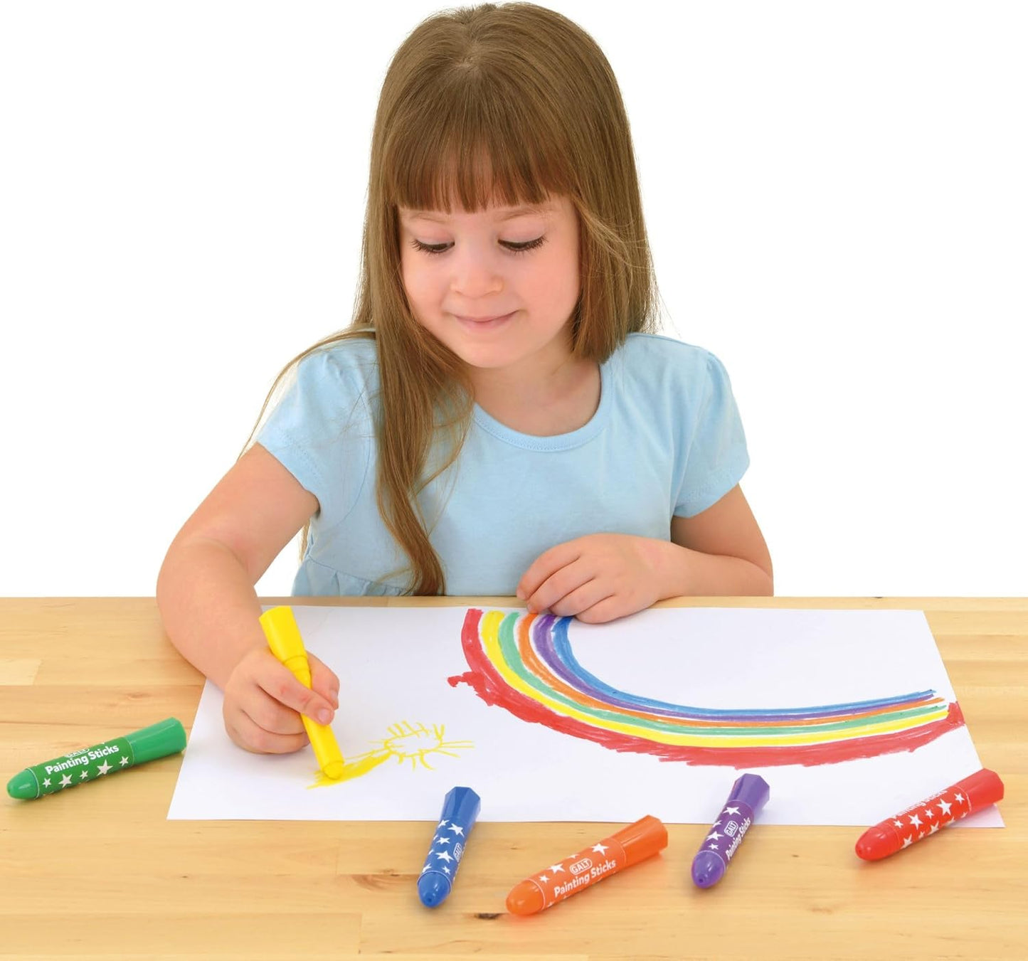 Galt Toys, 6 bastões de pintura, bastões de pintura para crianças, a partir de 3 anos