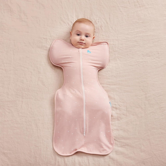 Love To Dream™ Swaddle UP™, Médio 6–8,5 kg – Azul Claro Brilhante | Ajuste perfeito, promove uma rotina de sono saudável | 1.0 Tog Ideal para primavera e verão (20–24°C) | Algodão lavável à máquina com zíper duplo